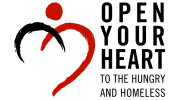 Open Your Heart to the Hungry and Homeless Logo