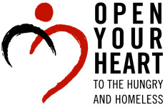 Charity Greeting Cards & Greeting Ecards for Open Your Heart to the Hungry and Homeless