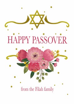 Personalised Charity Passover Ecards